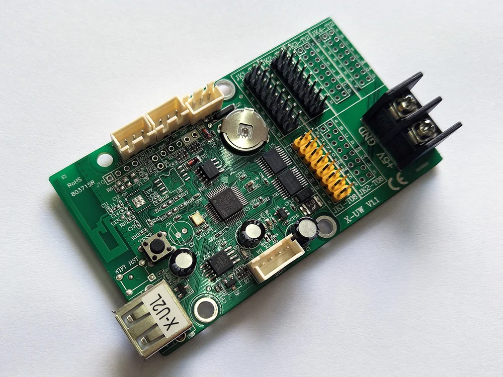 BX-U2LU3L U4L P10 led signs control card, P10 Display module control card,Single&double color advertising led panel Controller