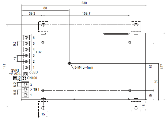 Meanwell RSP-500 Series RSP-500-5 LED Displays Power Supply
