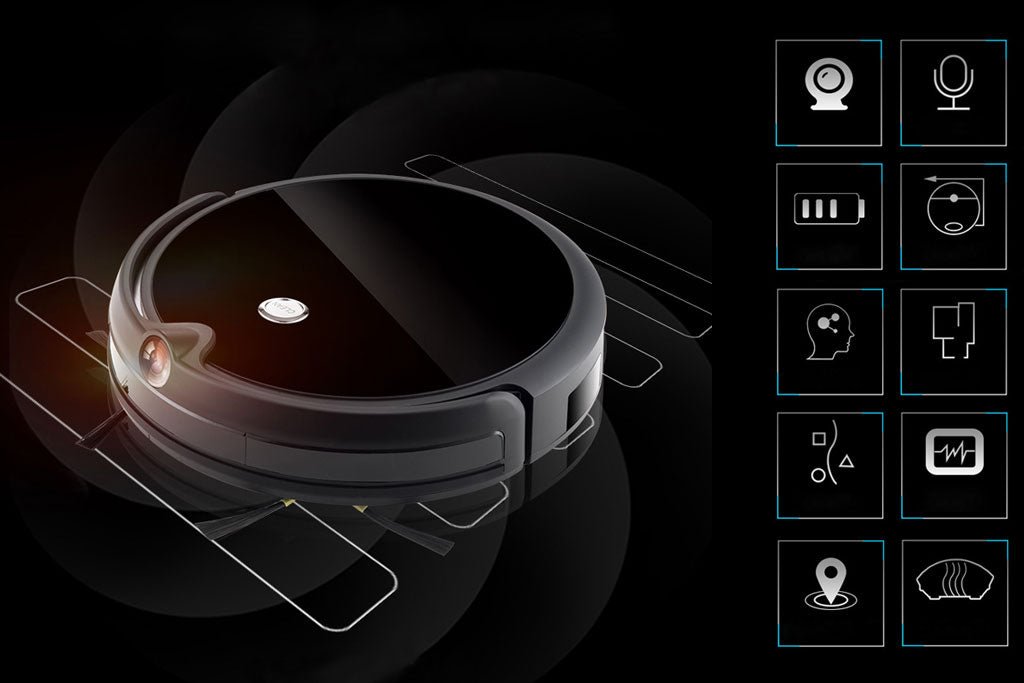3rd intelligent sweeper robot whole house planning with app, camera, silent, self-charging