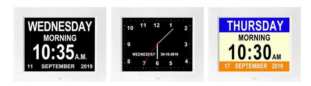 8 Inch Digital Calendar Day Clock