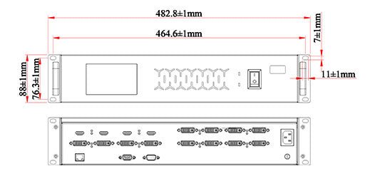 Colorlight V6 Video splicer matrix