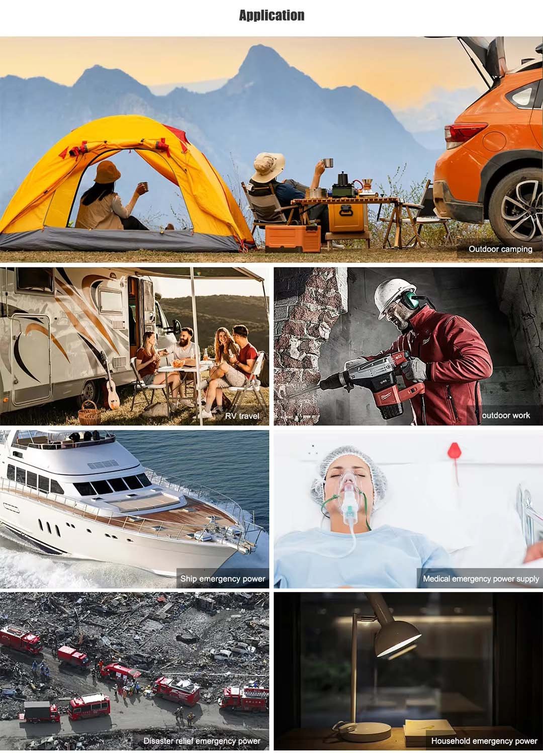 Unidirectional lithium iron phosphate 1500W outdoor portable energy storage power bank station