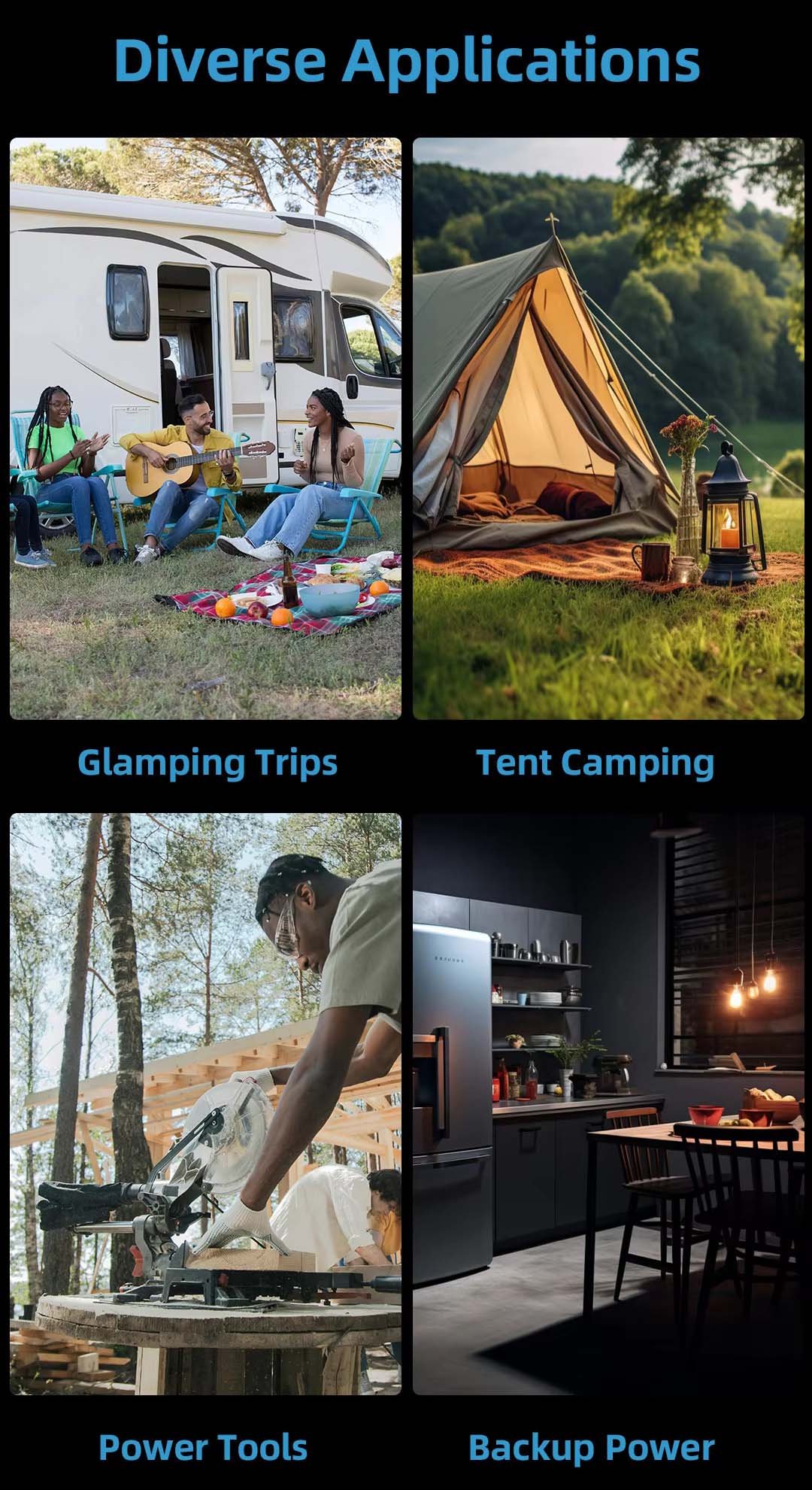 Lithium Portable Power Supply 2400W UPS Power Supply