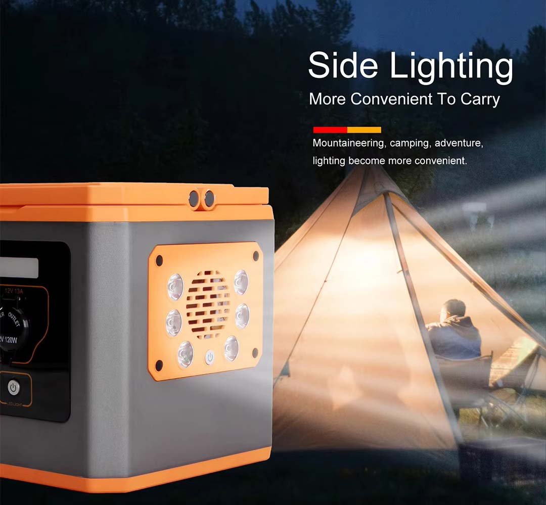 lithium portable pack power banks & power station 500W solar home energy storage power supply outdoor