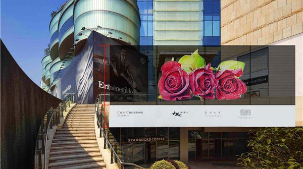 LED Mesh Screen Application