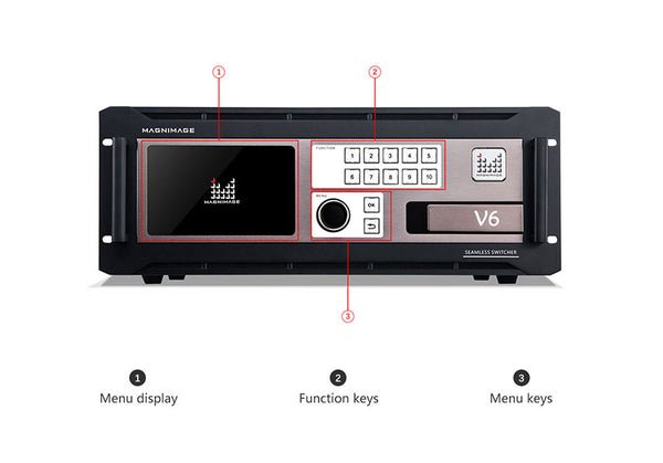MIG-V6 Series Video Seamless Switcher