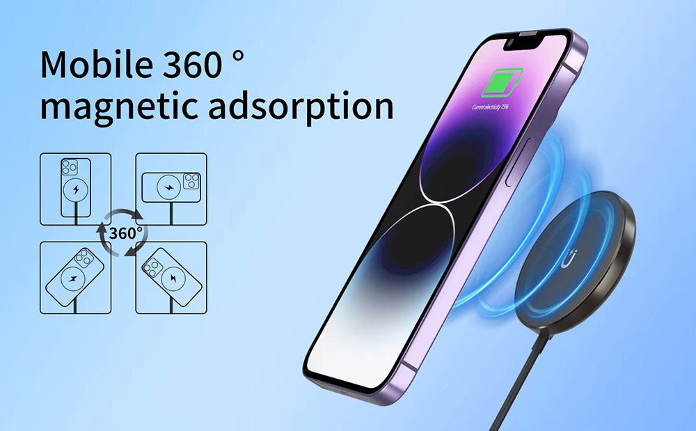 Magnetic Wireless Charger QI2 Wireless Charger 15W Fast Charging