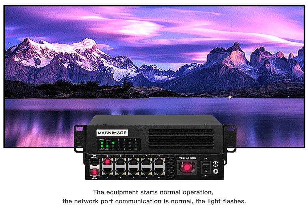 Magnimage Fiber Converter OPT10-S OPT10-M EO Converter Device Fiber Interface