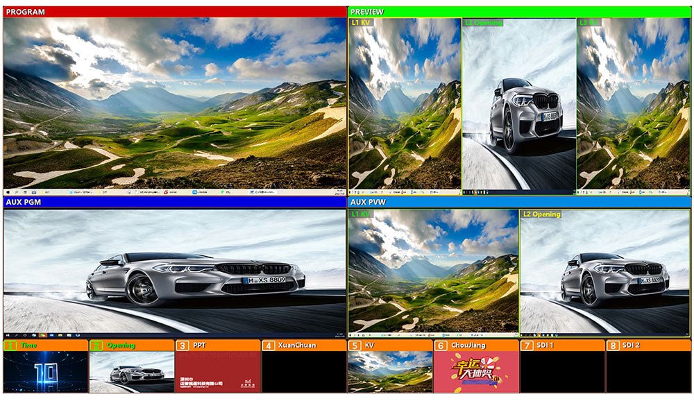 Magnimage MIG-EC90 4K Seamless Switcher Led Video Processor Console