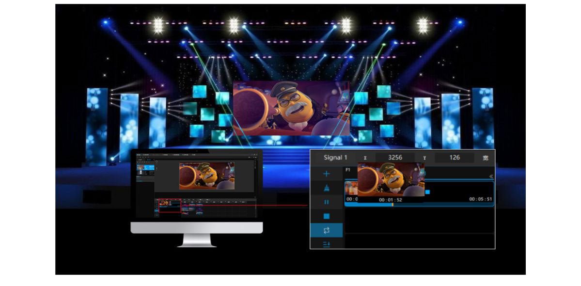 Magnimage MIG-M4K LED Display Screen Video Server