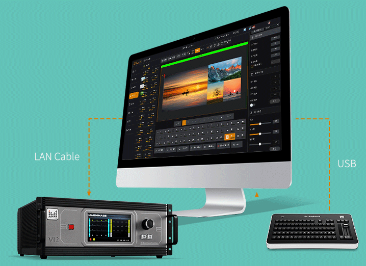 Magnimage MIG-V12 Series 4K Video Seamless Switcher