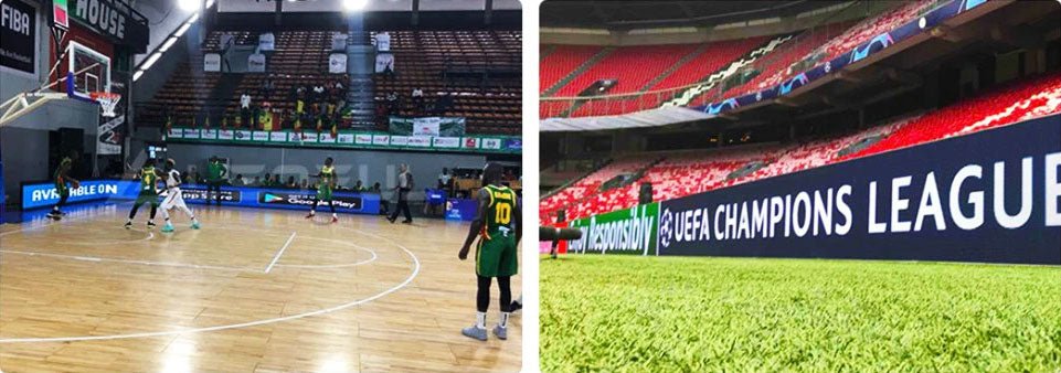 P6 P8 P10 Sports Stadium Perimeter LED Screen LED Displays Cabinet