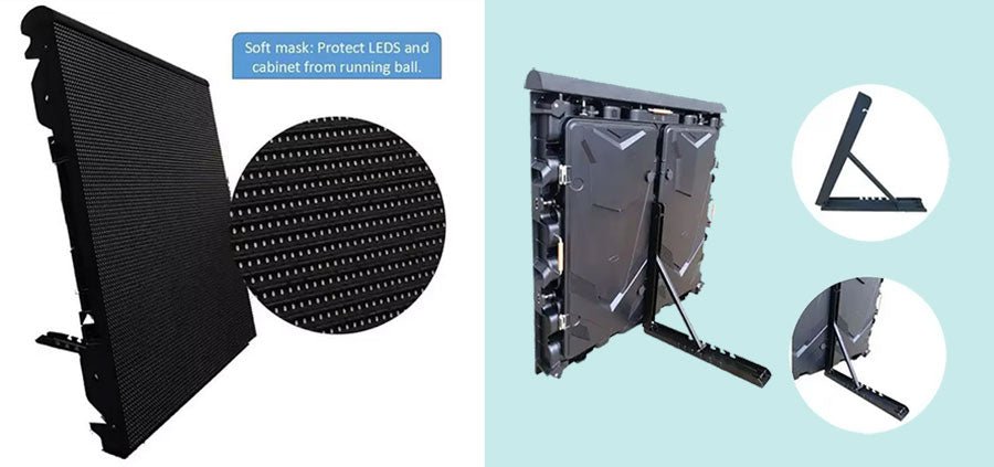 P6 P8 P10 Sports Stadium Perimeter LED Screen LED Displays Cabinet