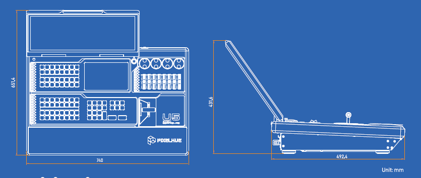 Pixelhue U5 Video Console Appearance