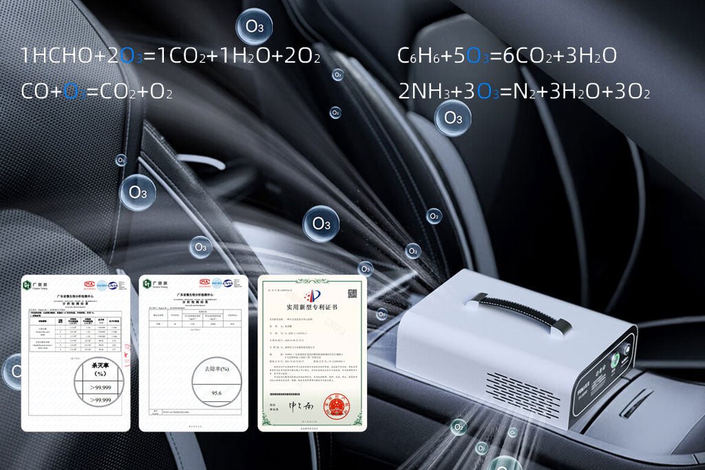 Portable New Car Air Purifier Ozone Generator Formaldehyde Elimination