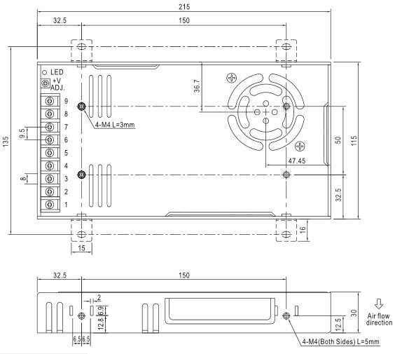 Meanwell RSP-320 Series RSP-320-5 RSP-320-4 LED Displays Power Supply