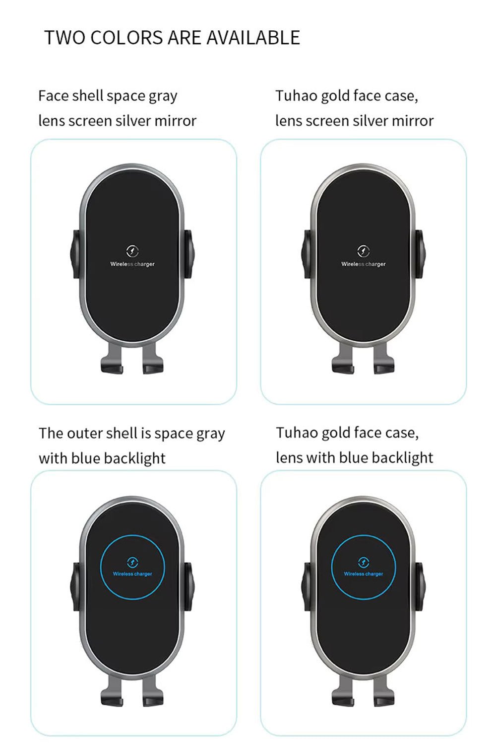 Smart Car Wireless Charger Car Phone Holder Wireless Charger