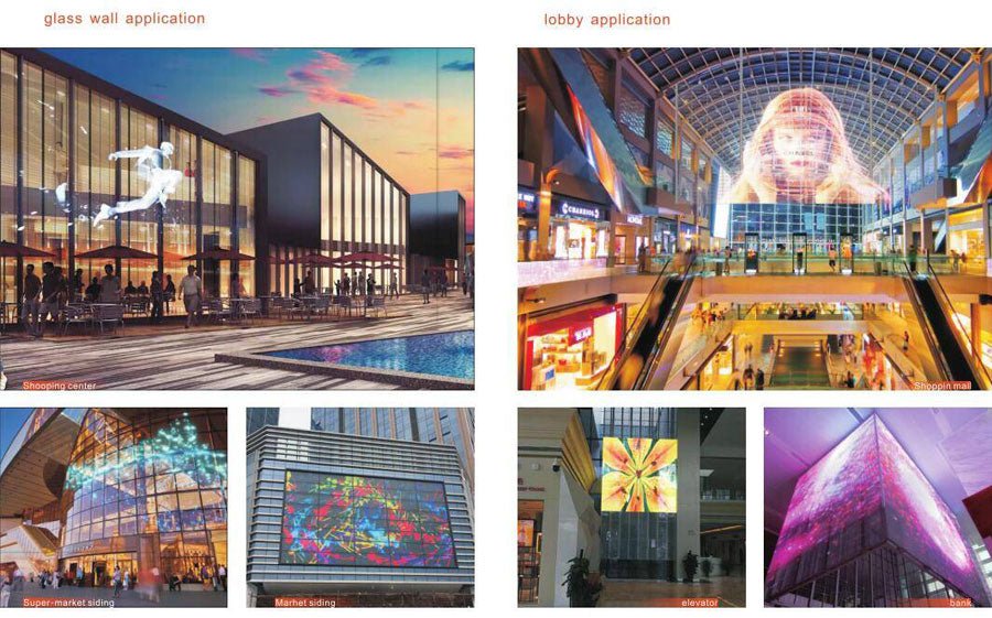 Transparent LED Screen Application