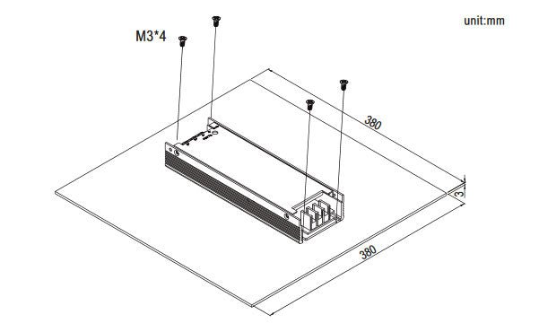 Meanwell UHP-200A Series UHP-200A-5 LED Displays Power Supply