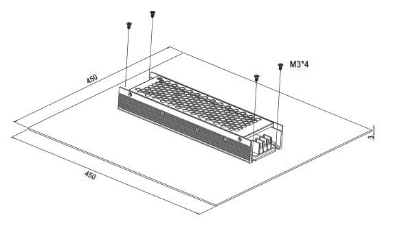 Meanwell HSN-200 Series HSN-200-5B LED Displays Power Supply