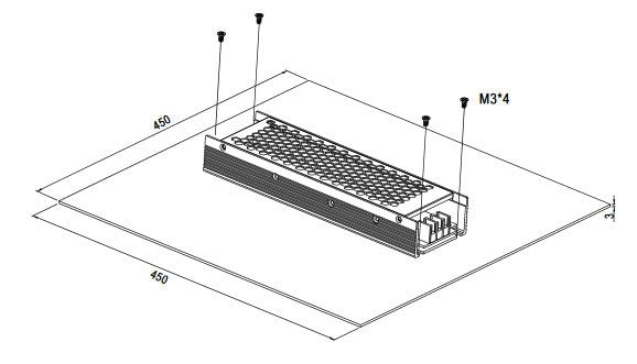 Meanwell HSP-200 Series LED Displays Power Supply